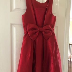 Red bow dress